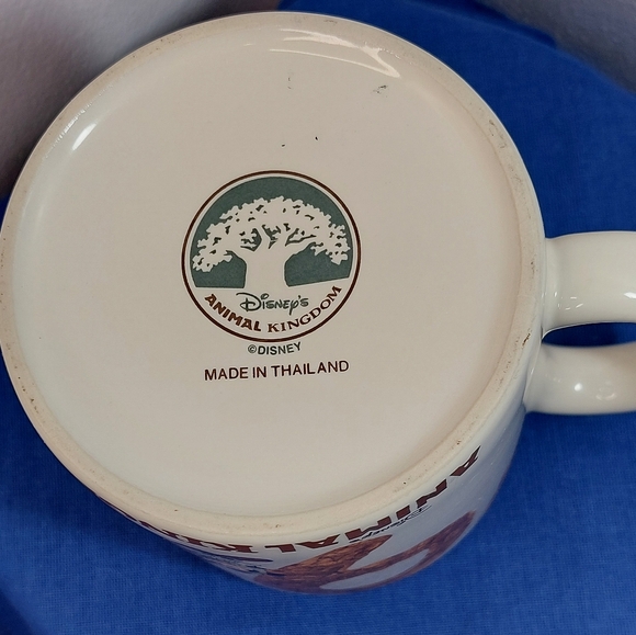 Vintage 1998 Disney's Animal Kingdom Coffee Mug Mickey Safari *Mint - Picture 7 of 8